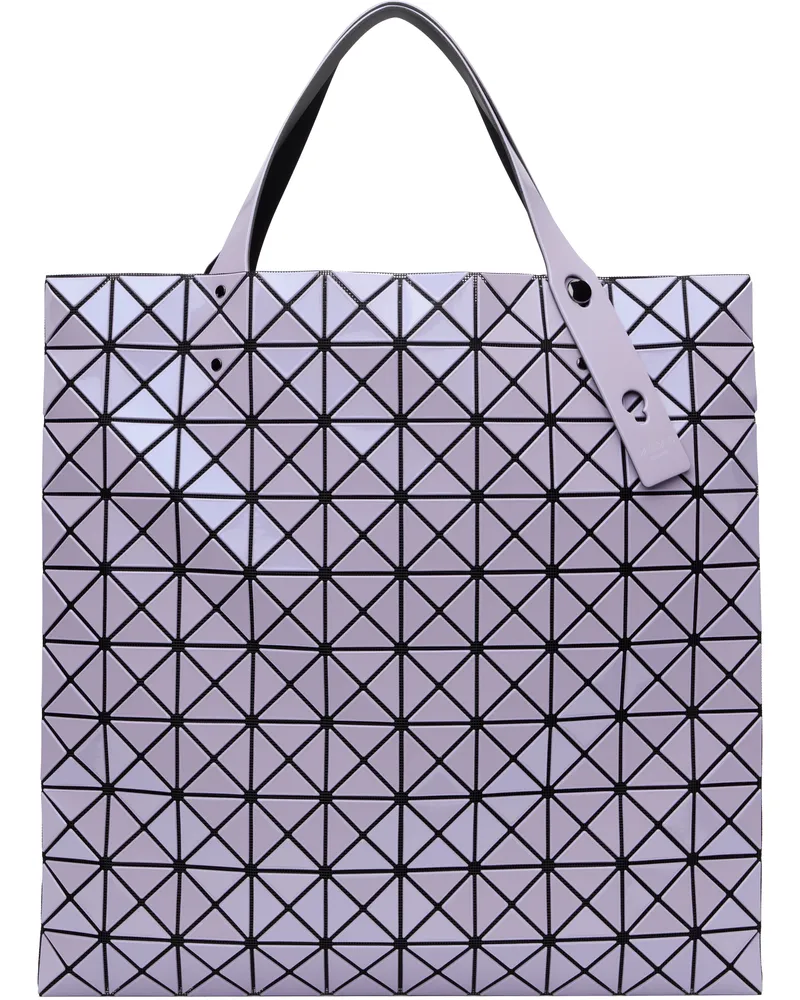 Issey Miyake Purple Prism Metallic Tote 80-lavender
