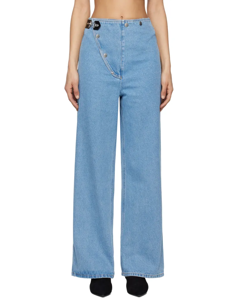 Nanushka Blue Makena Jeans Dnm