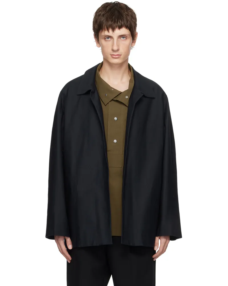Factor's Navy Half-Raglan Jacket Navy