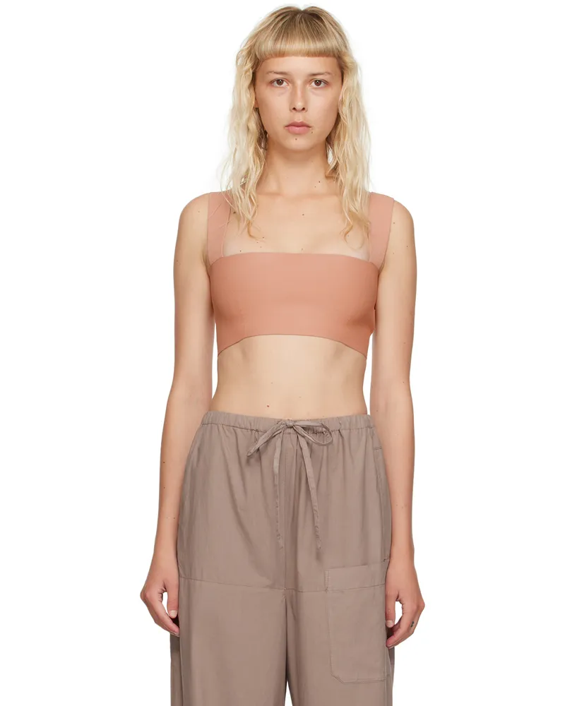 Victoria Beckham Tan Strap Tank Top 489