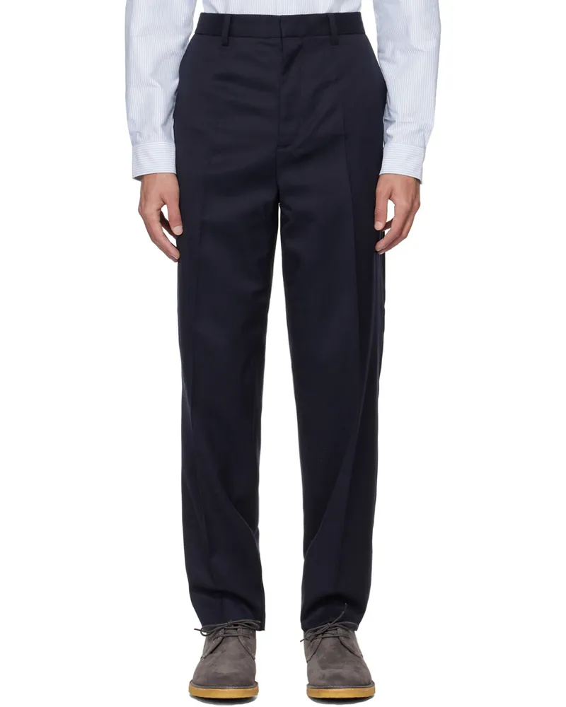 A.P.C. Navy Massimo Trousers Iak