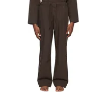 Brown Drawstring Pyjama Pants