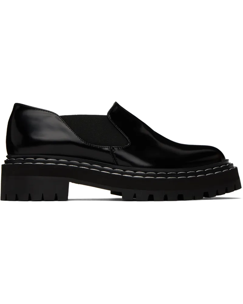 Proenza Schouler Black Lug Sole Loafers 999