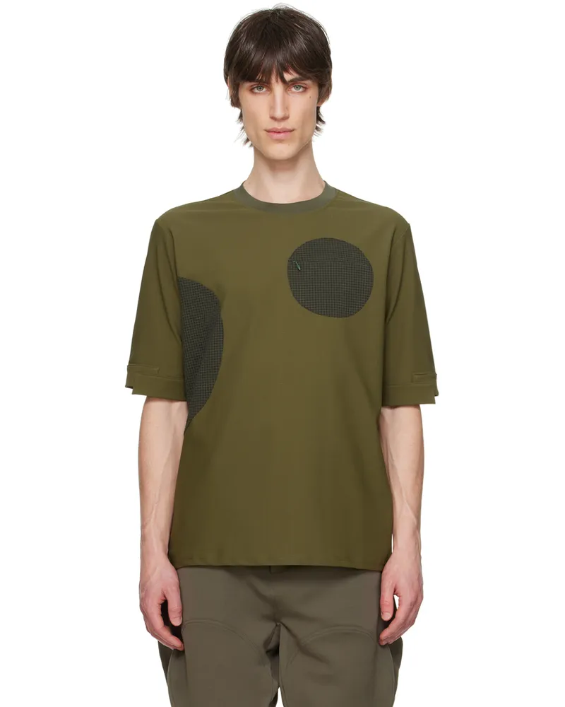 Uncertain Factor Khaki Terrain Explorer T-Shirt Forest