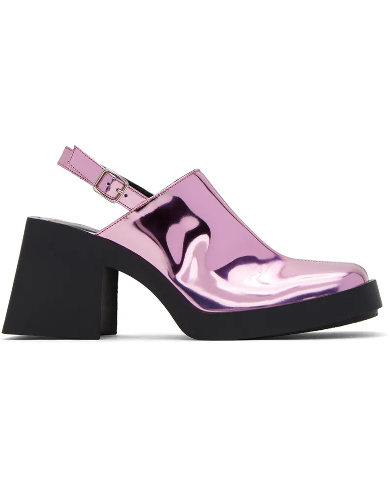 【関税込み】Justine Clenquet ブラック Andie Patent ミュール Justine Clenquet - Andie black mules