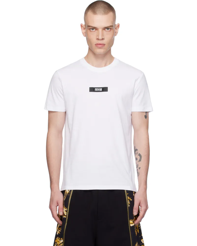Versace Jeans White Patch T-shirt E003-white