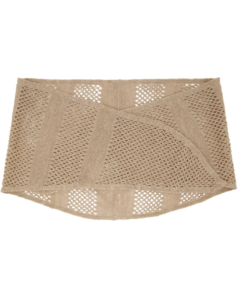 Our Legacy Beige Triangular Scarf Beige