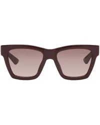 Gucci Burgundy Cat Eye Sunglasses Burgundy