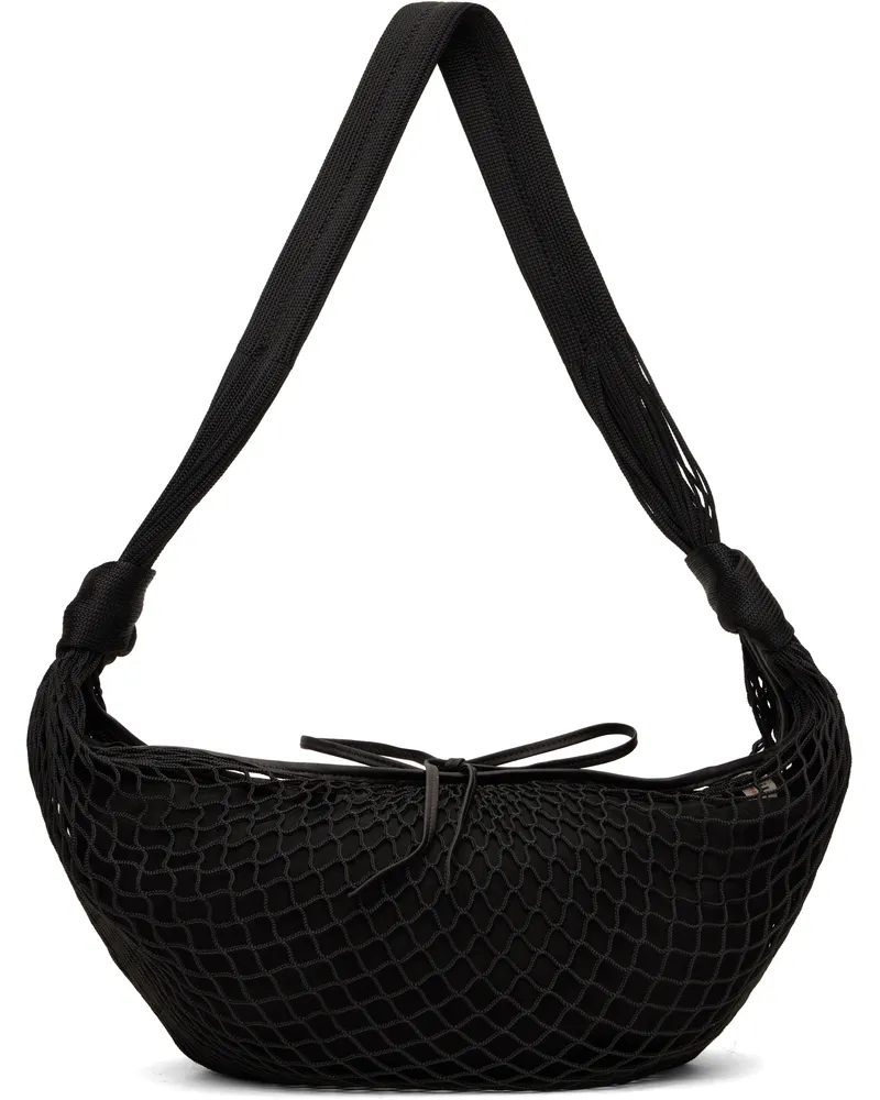 Christophe Lemaire Black FILT Edition Croissant Bag Bk999