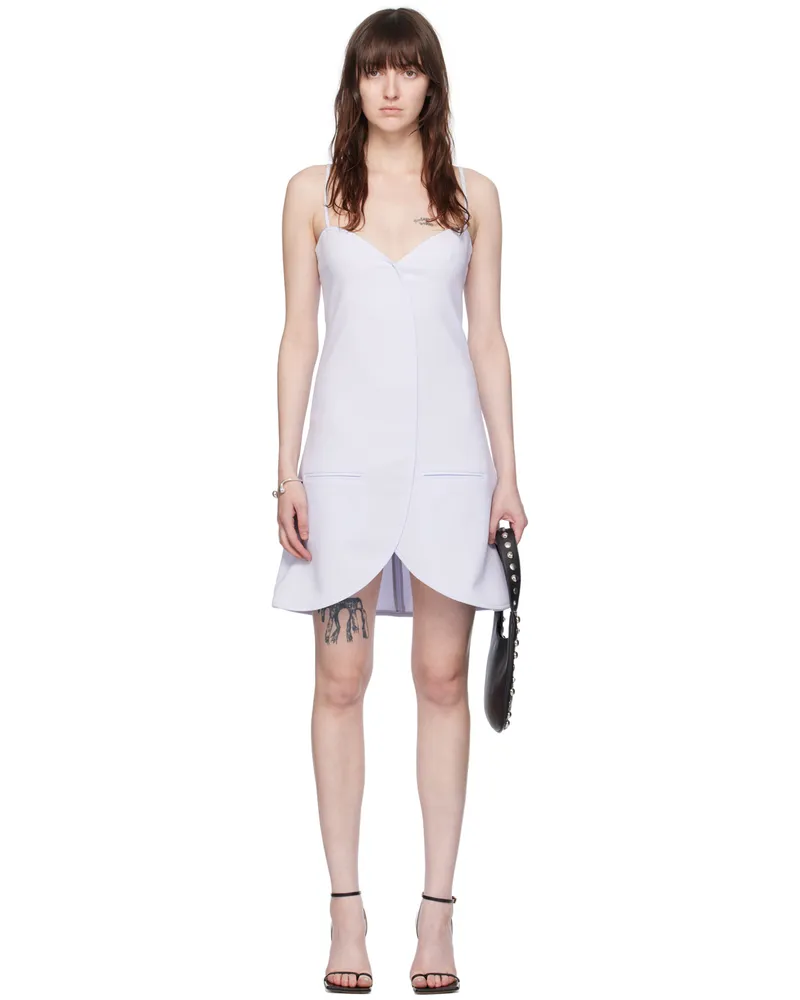 Courrèges Blue Ellipse Minidress 7023