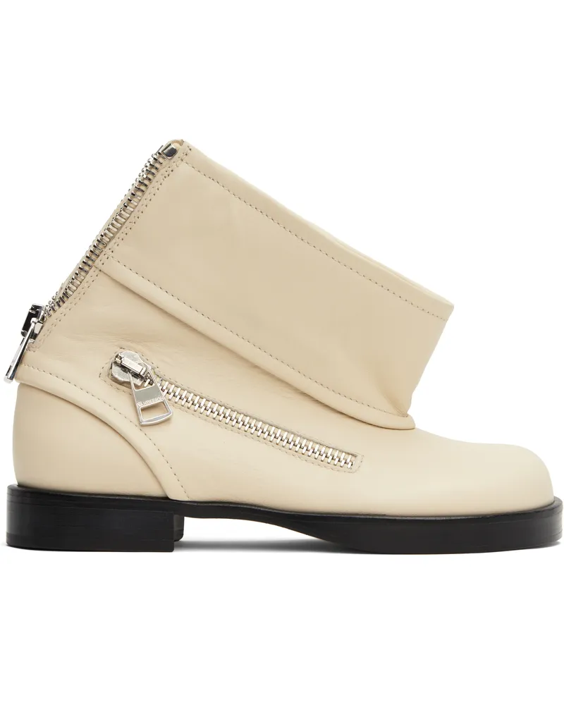 J.W.Anderson Off-White Biker Boots 002