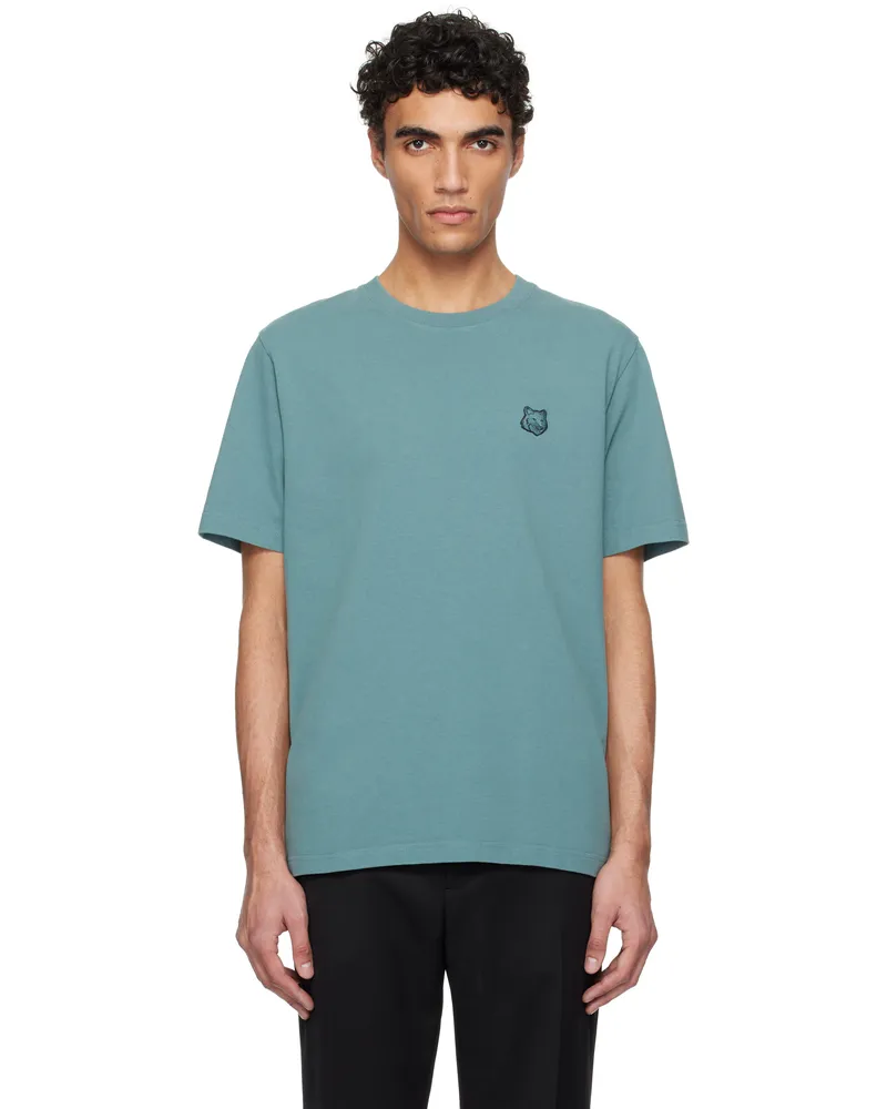 Kitsuné Blue Bold Fox Head Patch Comfort T-shirt 0081