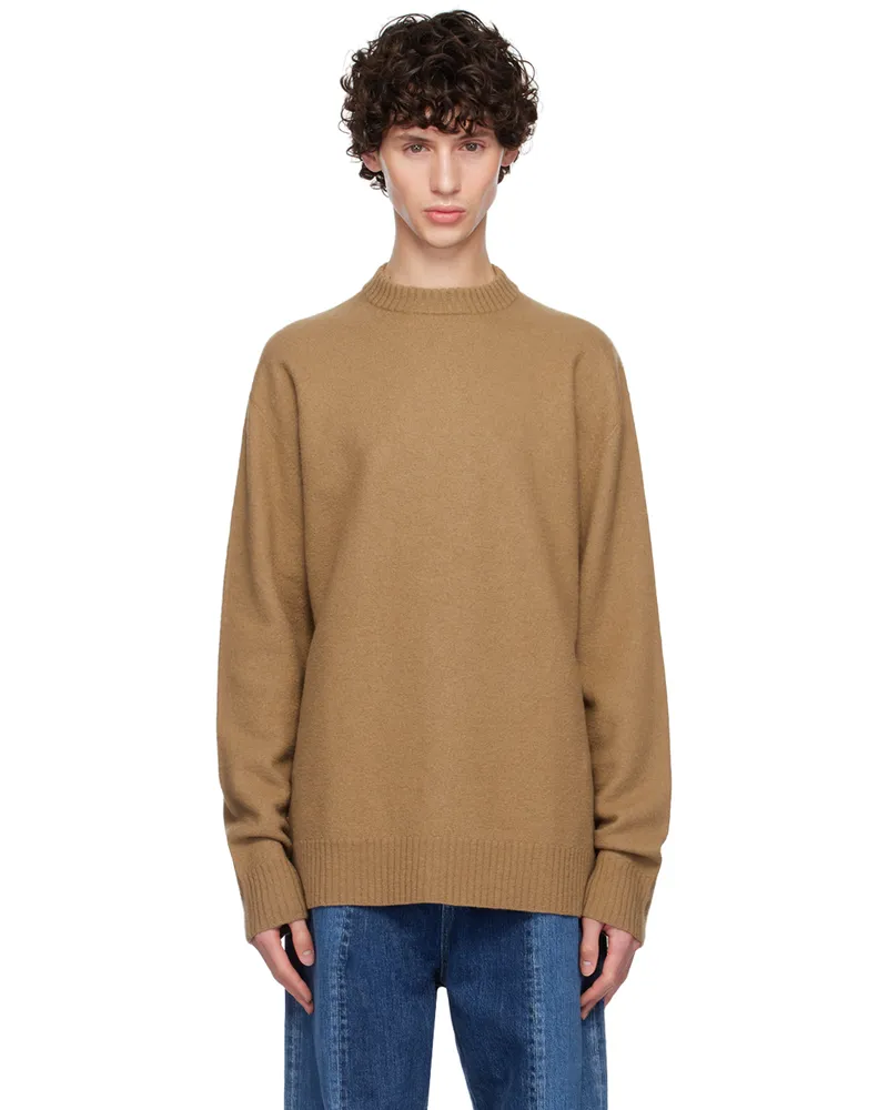 Jil Sander Tan Crewneck Sweater 219
