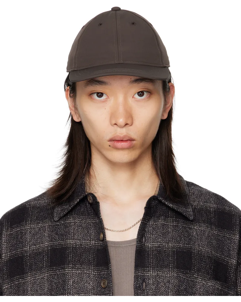 Our Legacy Brown Ball Cap Rust