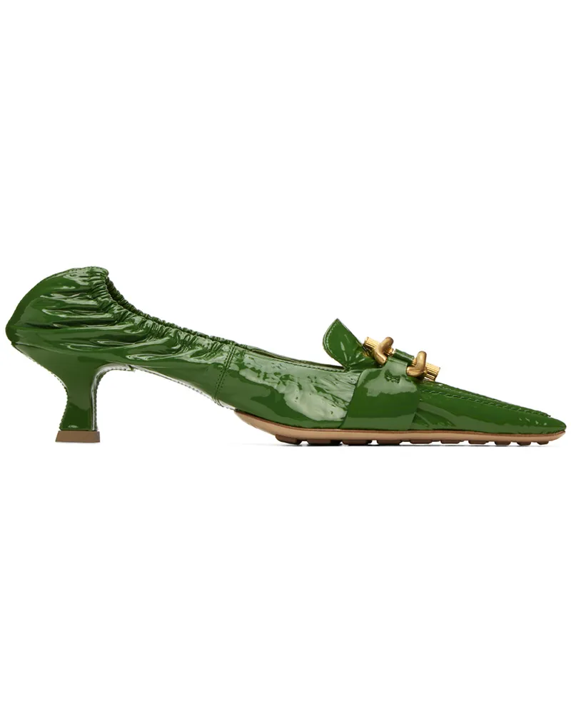 Bottega Veneta Green Madame Pumps 3653
