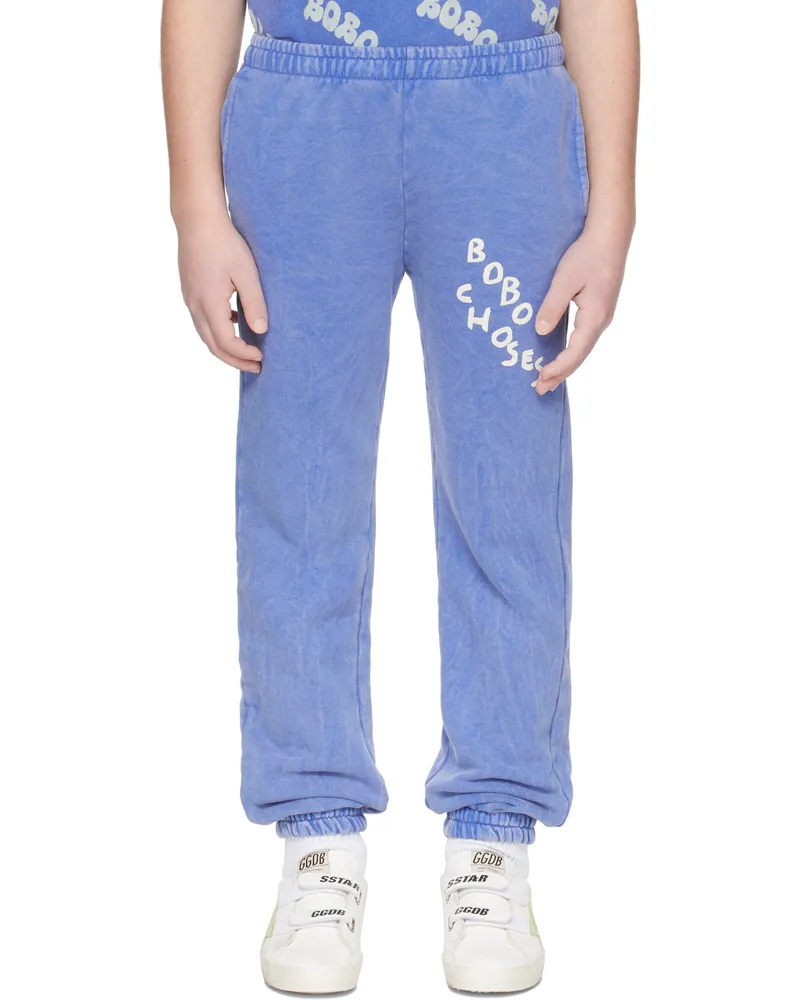 BOBO CHOSES Kids Blue 'Bobo Choses' Jogging Sweatpants Blue
