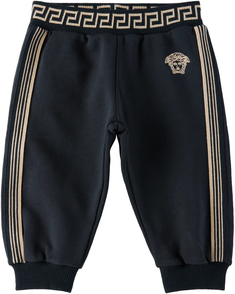 Versace Baby Navy Greca Sweatpants 2uv50-uniform