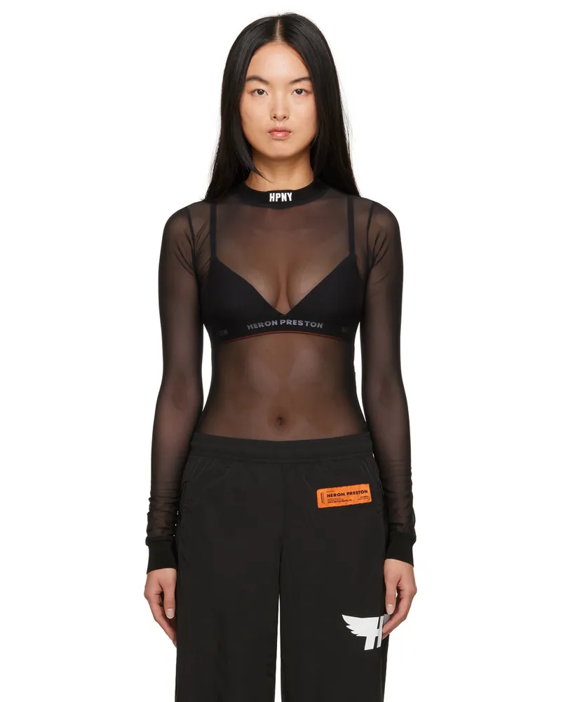 Heron Preston Black 'HPNY' Bodysuit Black