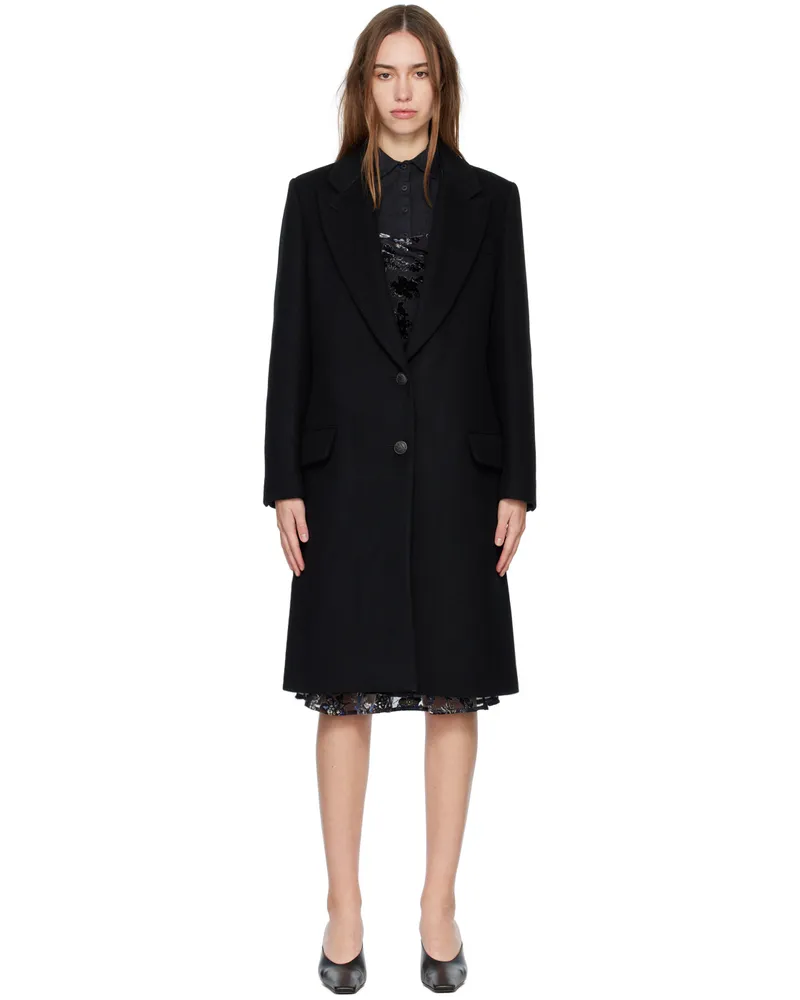 Rag & Bone Black Wooster Coat Blacknvy