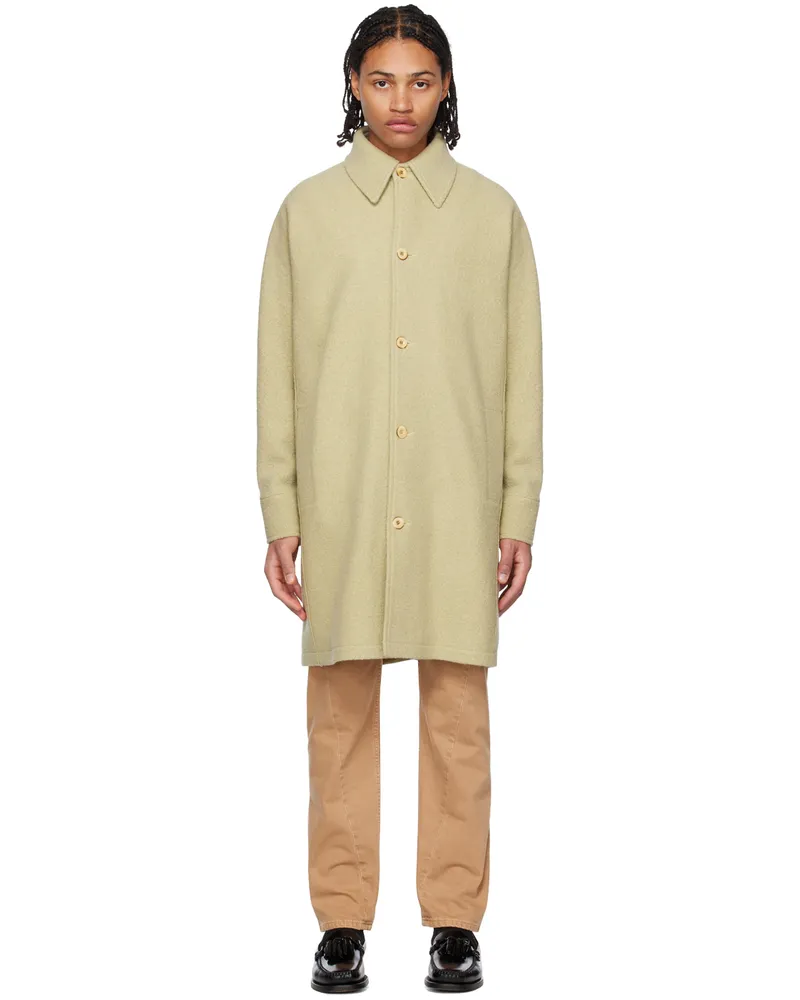 Séfr Green Wyatt Coat Chartreuse