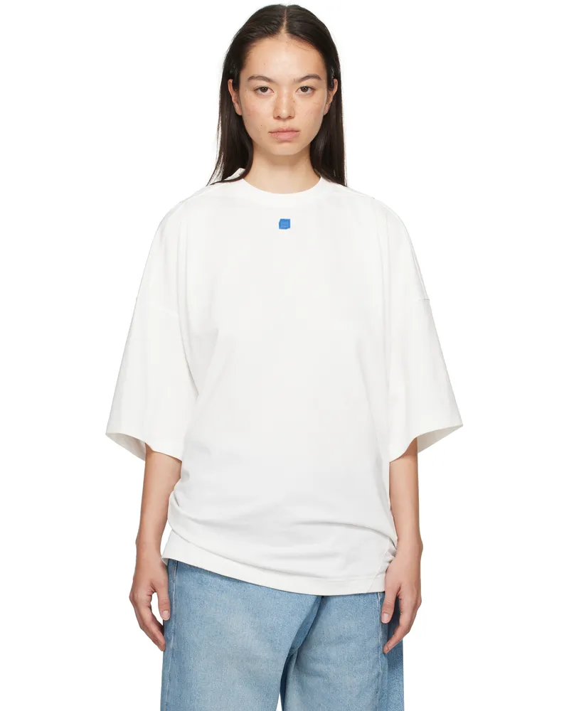 Adererror White Tetraight Product. 46 T-shirt Off