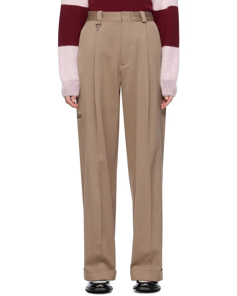 Eytys Beige Roxane Trousers Porcini