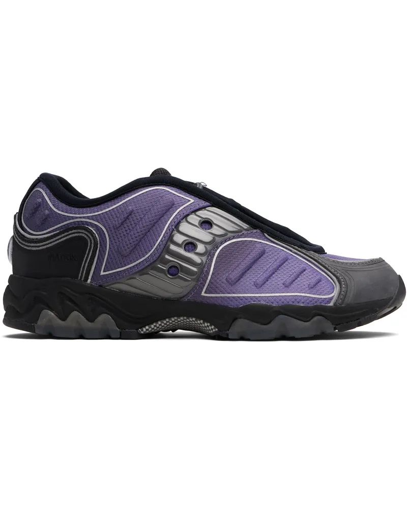 Saucony Purple & Black Matrix Fade Sneakers Purple