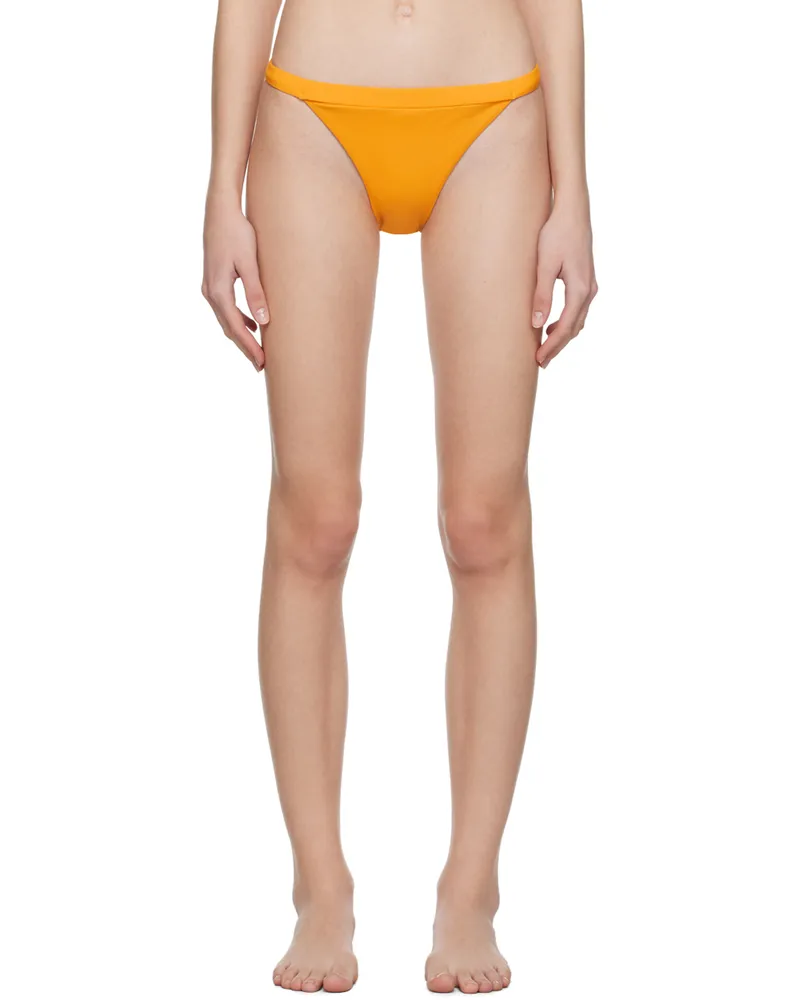 Nanushka Orange High-Cut Bikini Bottoms Orange