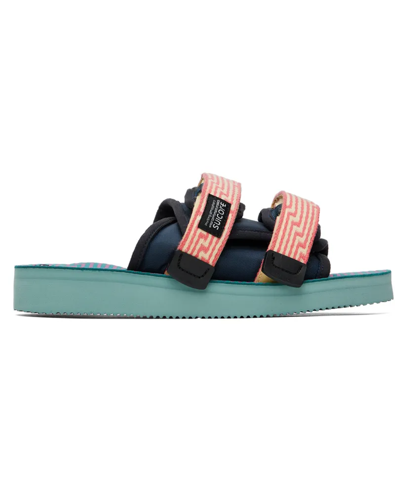 SUICOKE Yellow & Pink MOTO-JC01 Sandals Yellow