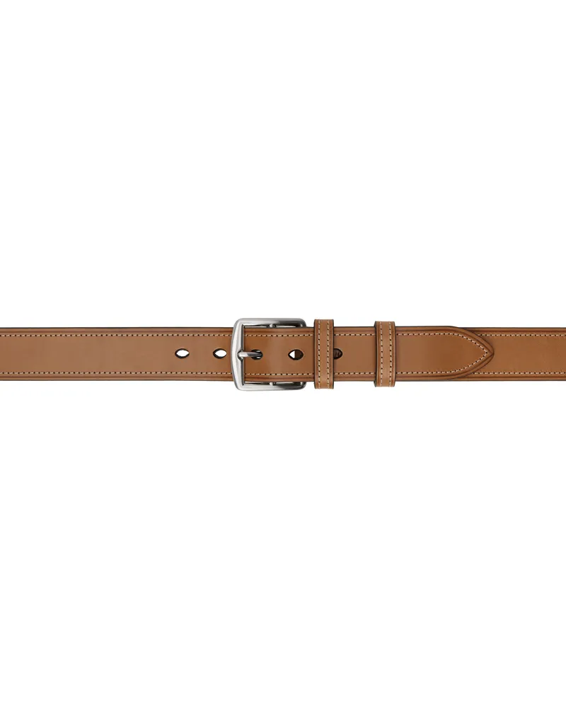 Anderson's Tan Contrast Stitch Trimmed Belt M2