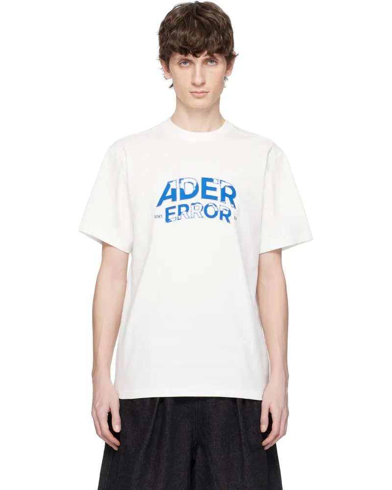 Adererror White Edca Product. 52 T-shirt Off