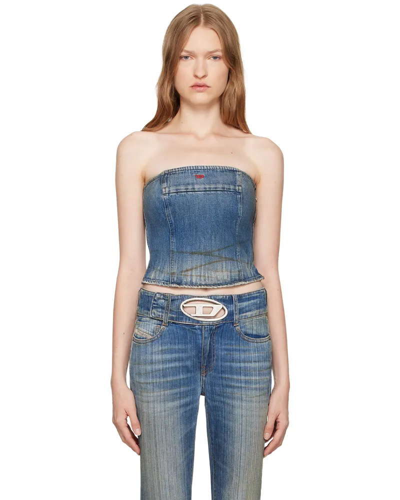 Diesel Blue De-Ville Tube Top 01