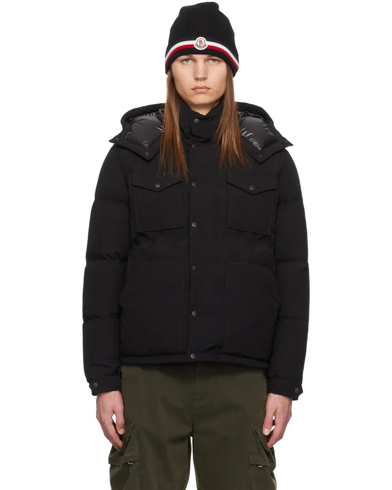 Moncler Black Fornas Down Jacket 999