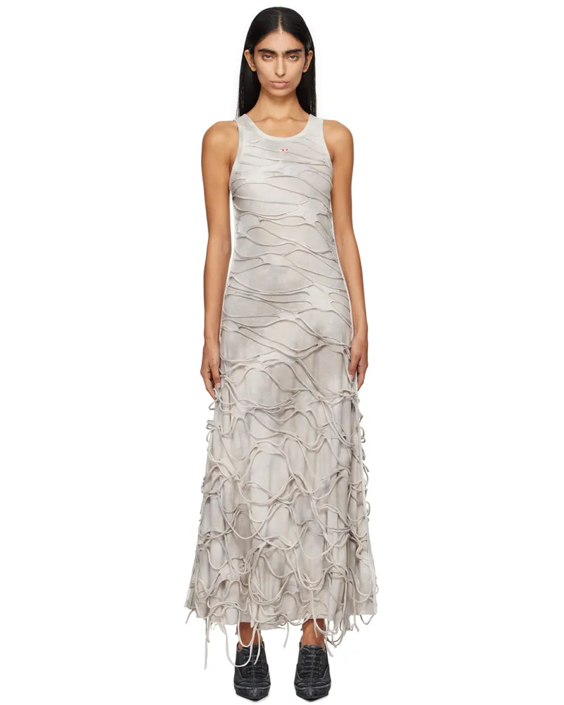 Diesel Gray D-Jaral Maxi Dress 9cj