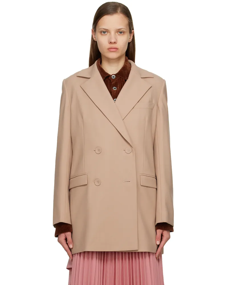 Anna Quan Tan Alessandra Blazer Nutmeg