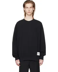 Jil Sander Black Crewneck Sweatshirt Black