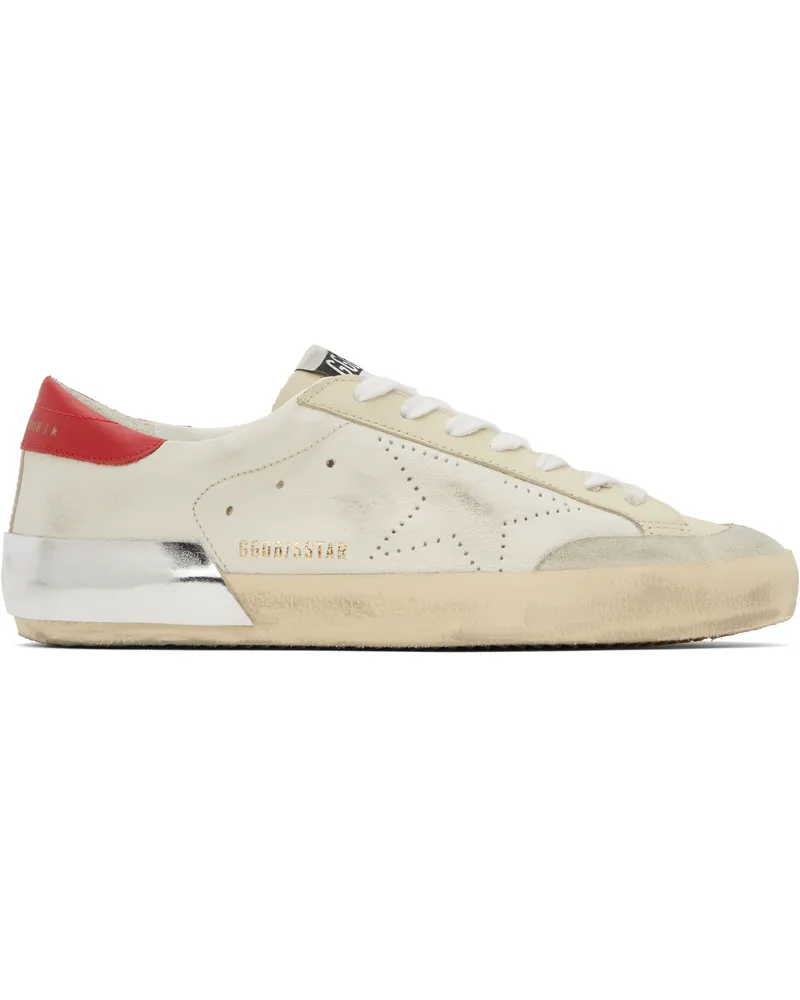 Golden Goose White Super-Star Skate Sneakers White