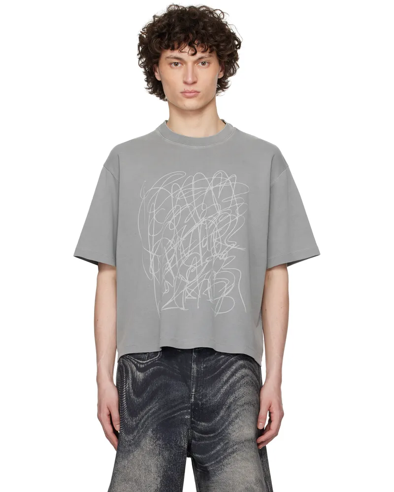 Camper Gray Mineral Dye Boxy T-shirt Grey