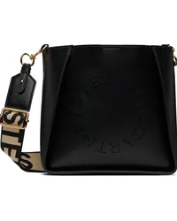 Stella McCartney Black Logo Crossbody Bag Black