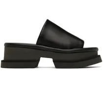 Black Faith Sandals