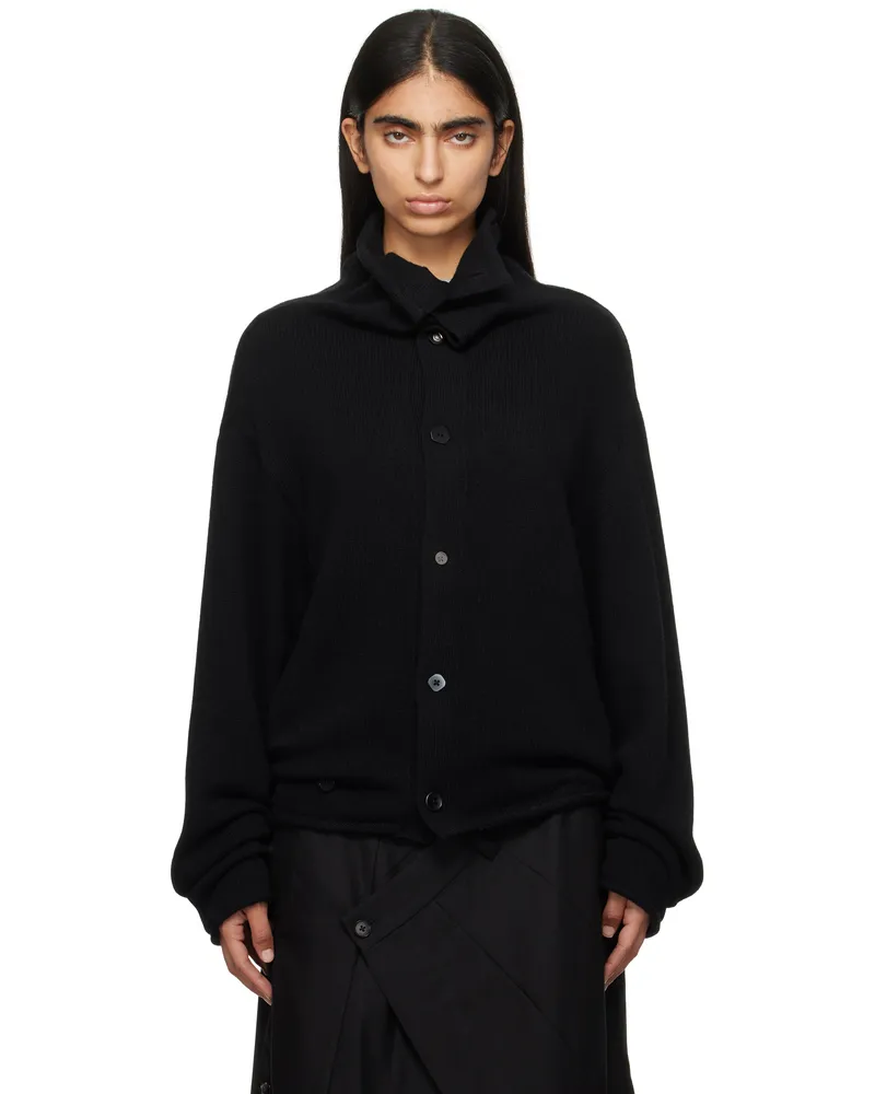 Adererror Black Mohair Cardigan Noir