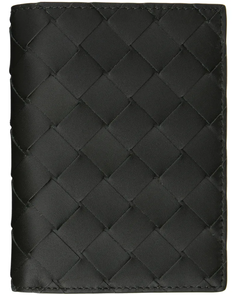 Bottega Veneta Green Flap Wallet 3172-darkgrn