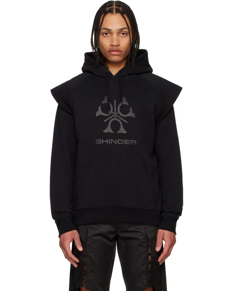 Olly Shinder Black Folk Hoodie 30337155
