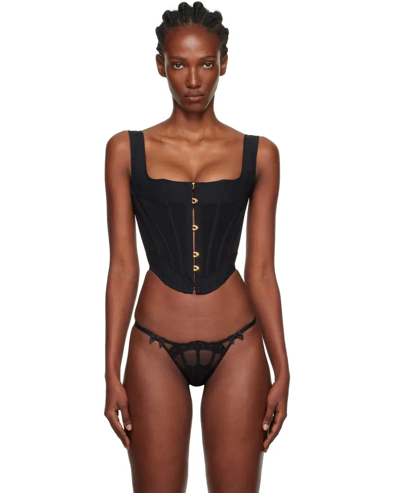 Agent Provocateur Black Zena Corset 001000
