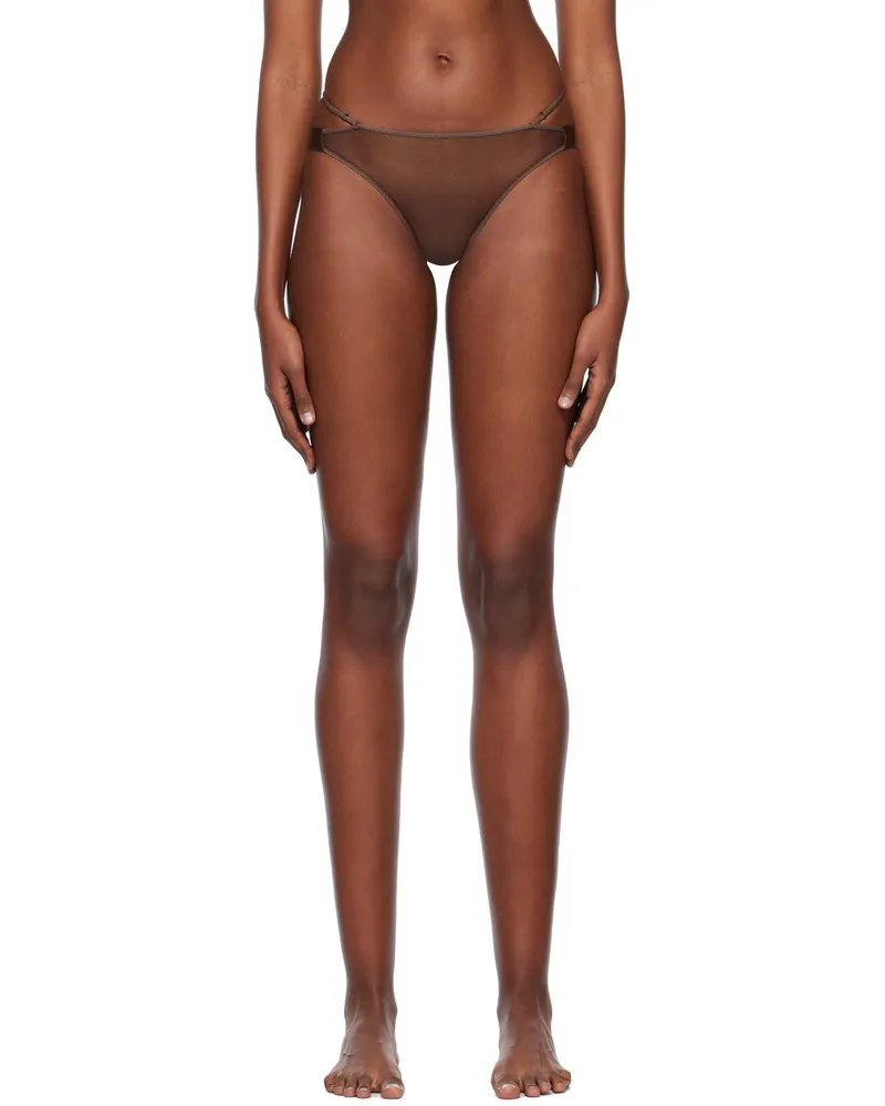 Nensi Dojaka SSENSE Exclusive Brown Briefs 492