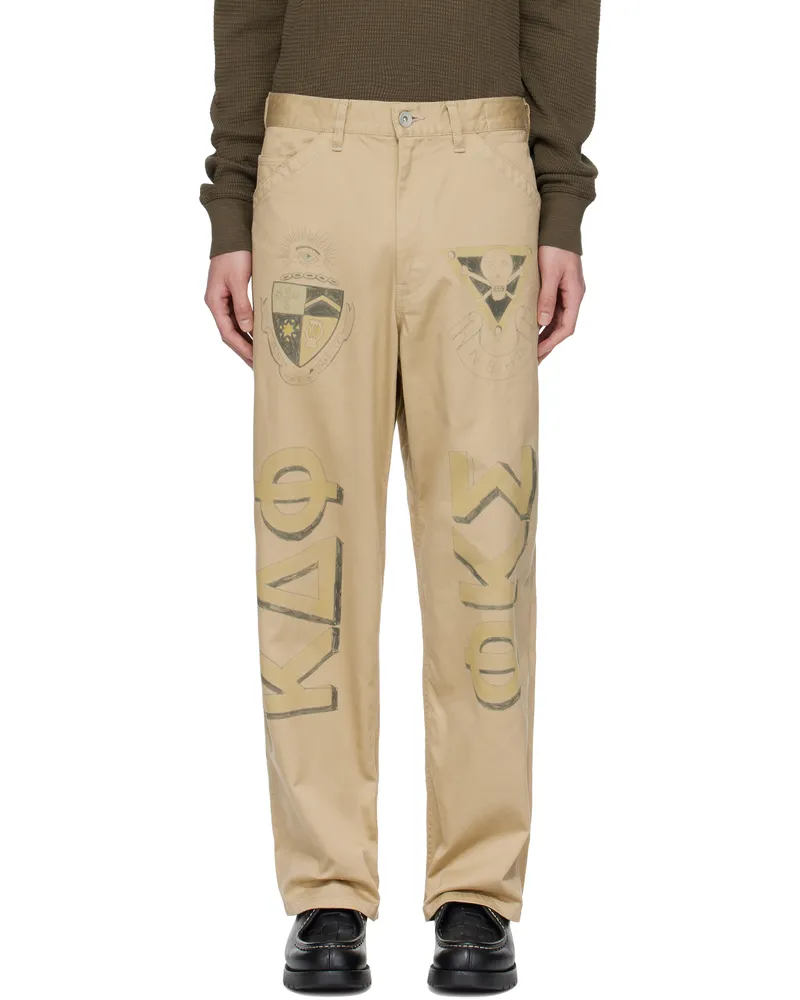 Neighborhood Beige Memorial Utility Trousers Beige
