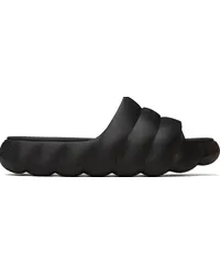 Moncler Black Lilo Pool Slides Black