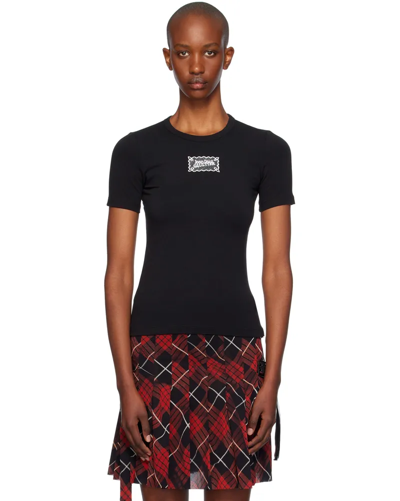 Jean Paul Gaultier Black Baby Tee T-shirt 0001-black