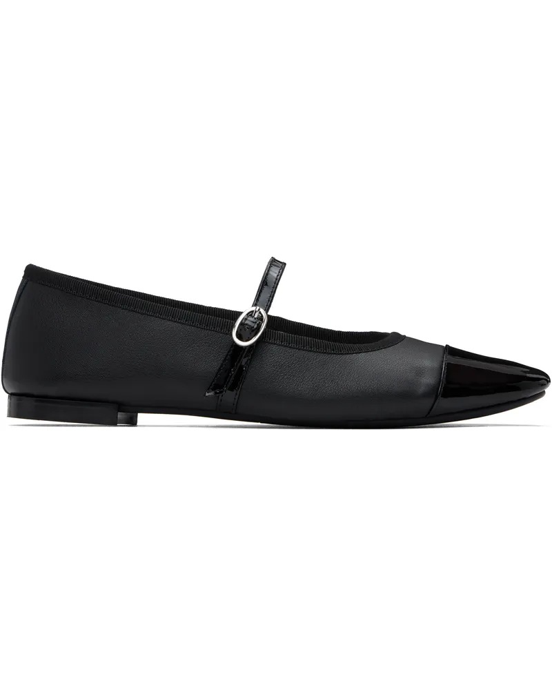 Repetto Black Georgiana Mary-Jane Ballerina Flats 410