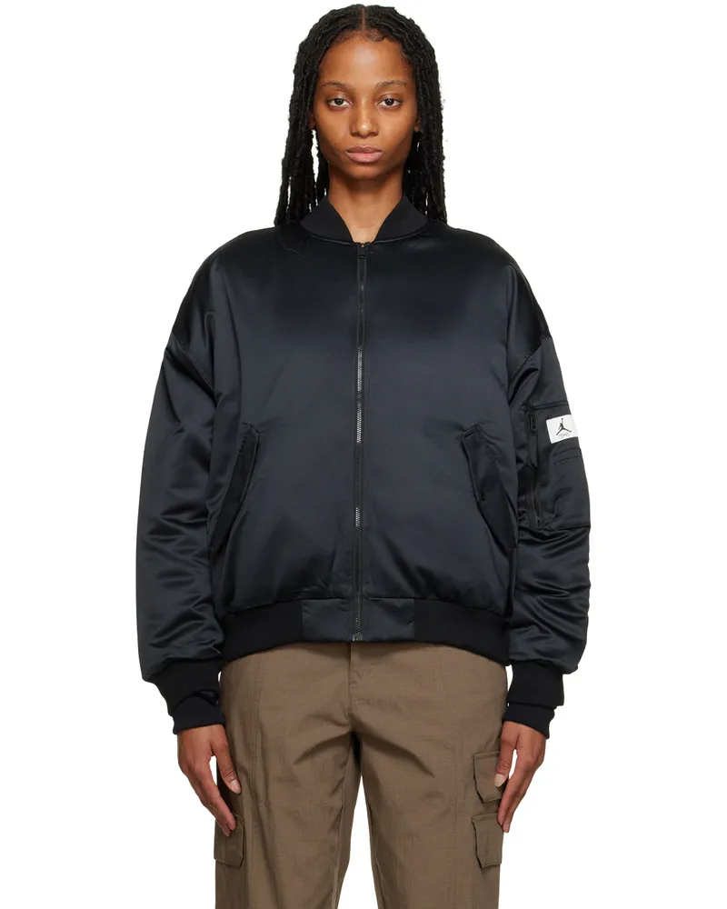 Nike Black Renegade Bomber Jacket Black